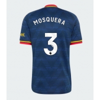 Camiseta Arsenal Cristhian Mosquera #3 Segunda Equipación Replica 2026-27 mangas cortas